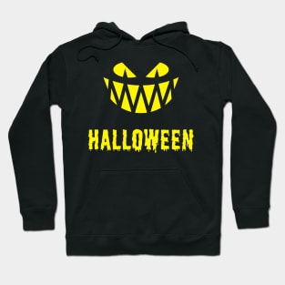 Halloween Fright & Lettering (Jack O’Lantern / Smile / Teeth / Yellow) Hoodie